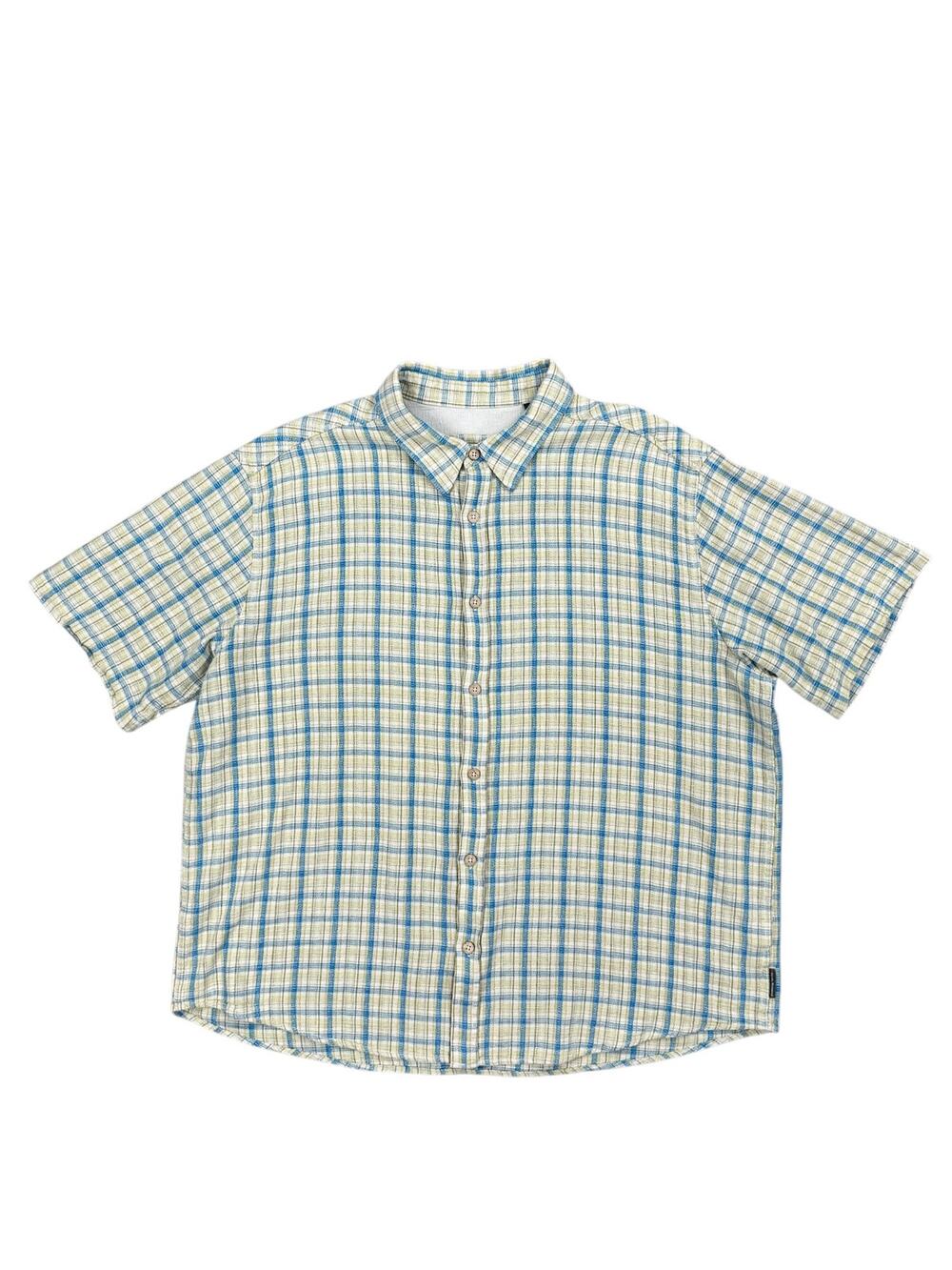 Royal Robbins Relaxed Fit Cool Mesh Eco Plaid Short Sleeve Shirt — Size 2XL